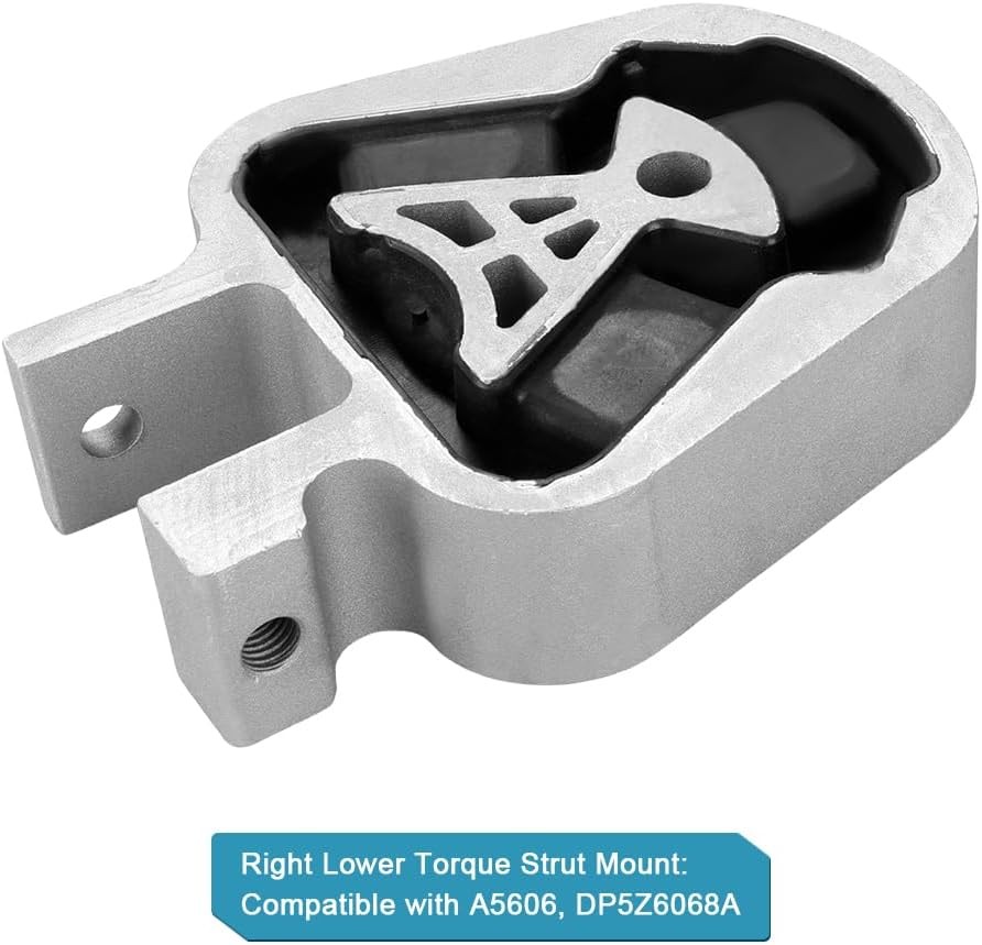 JDMON 3Pcs Engine Motor & Transmission Mount Kit Replacement for Ford Fusion
