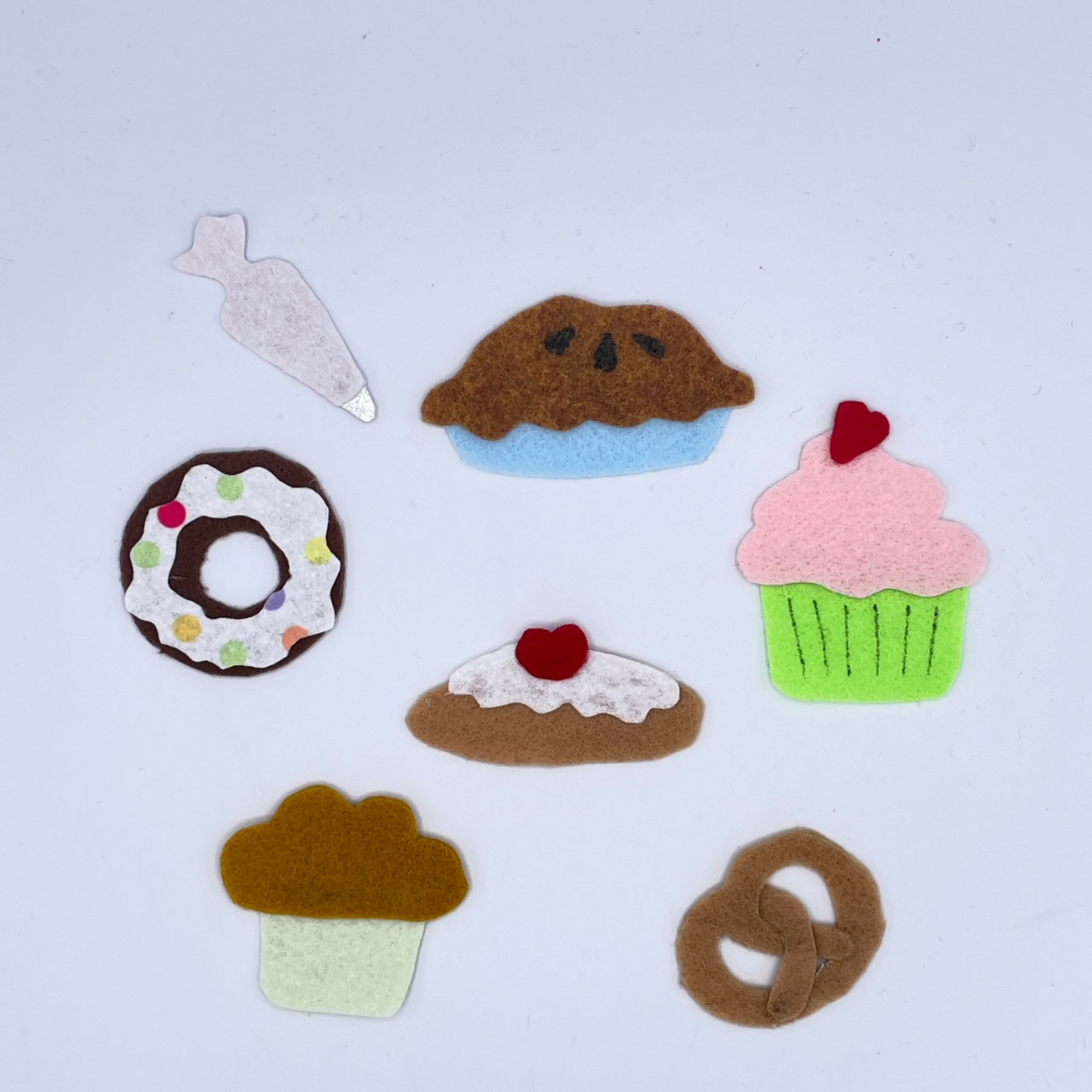Sweet Shop Bakery Sample Set for Felt /Flannel Board Play
