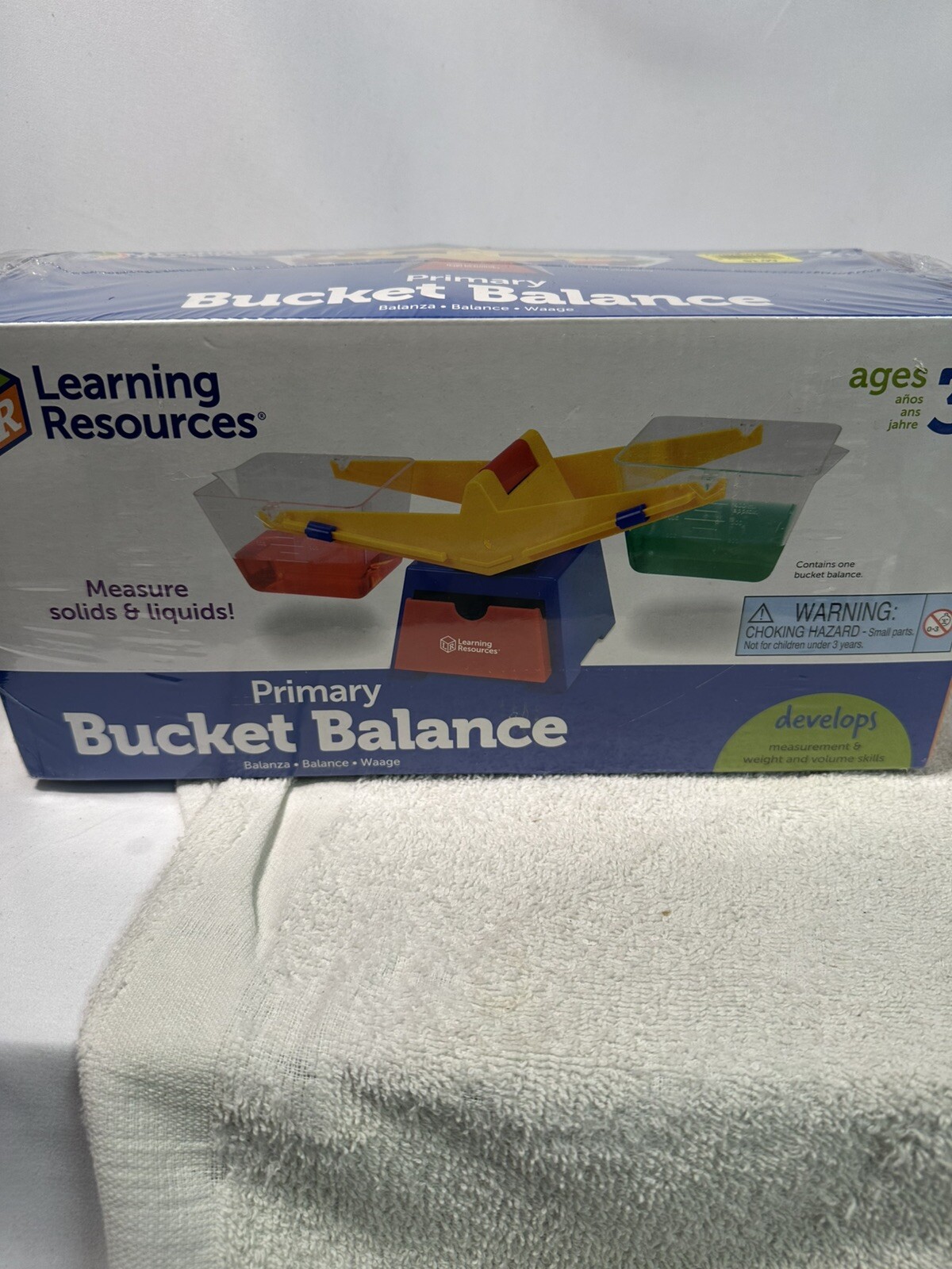 Learning Resources School Scale Primary Bucket Balance NEW
