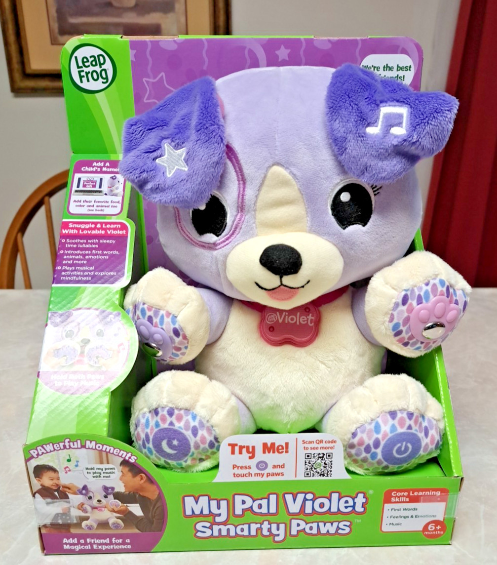 New LeapFrog My Pal Violet Smarty Paws – 40+ Songs & Phrases – Interactive Plush