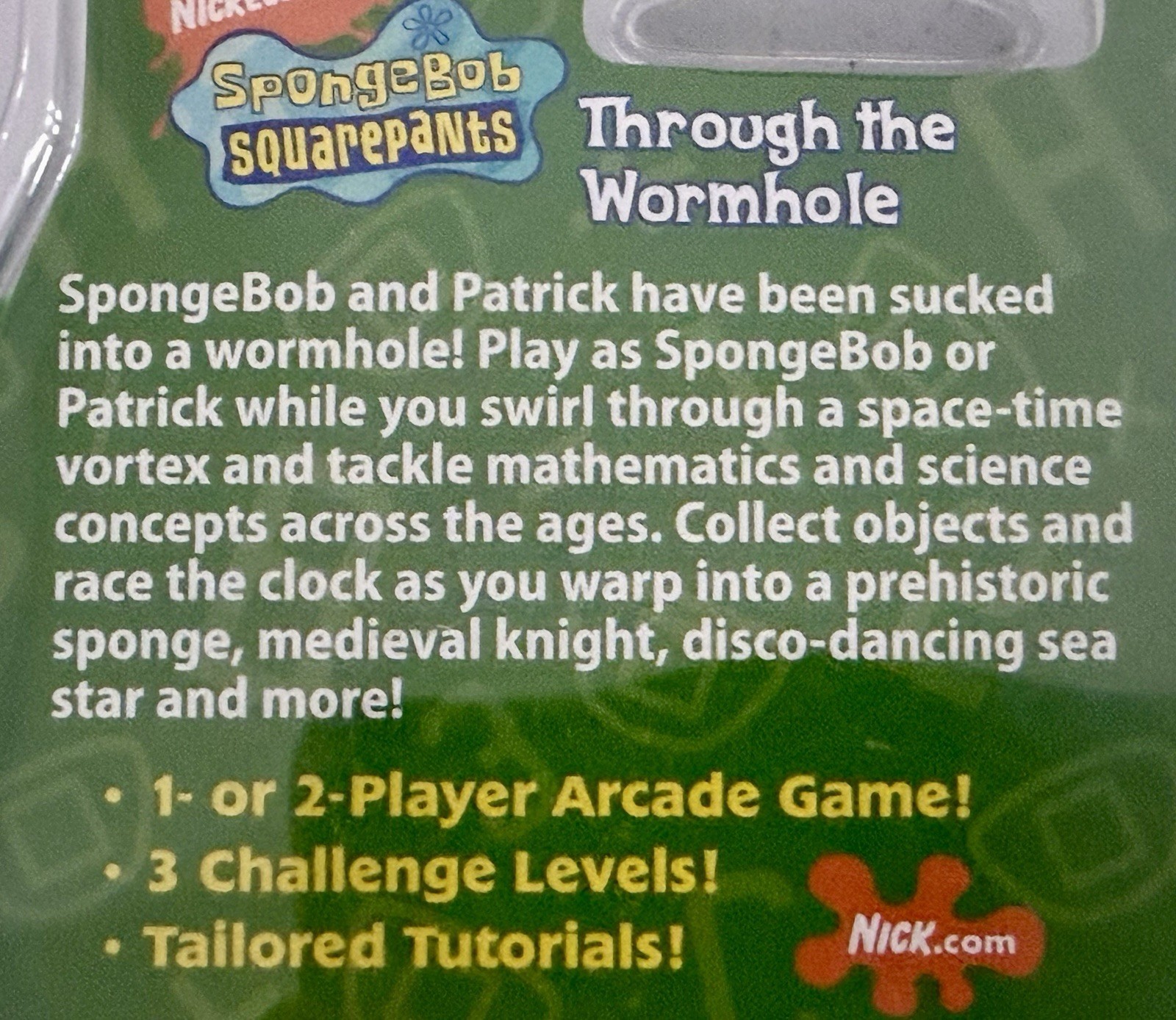 LeapFrog Leapster SpongeBob SquarePants Through the Wormhole Game – NEW/SEALED