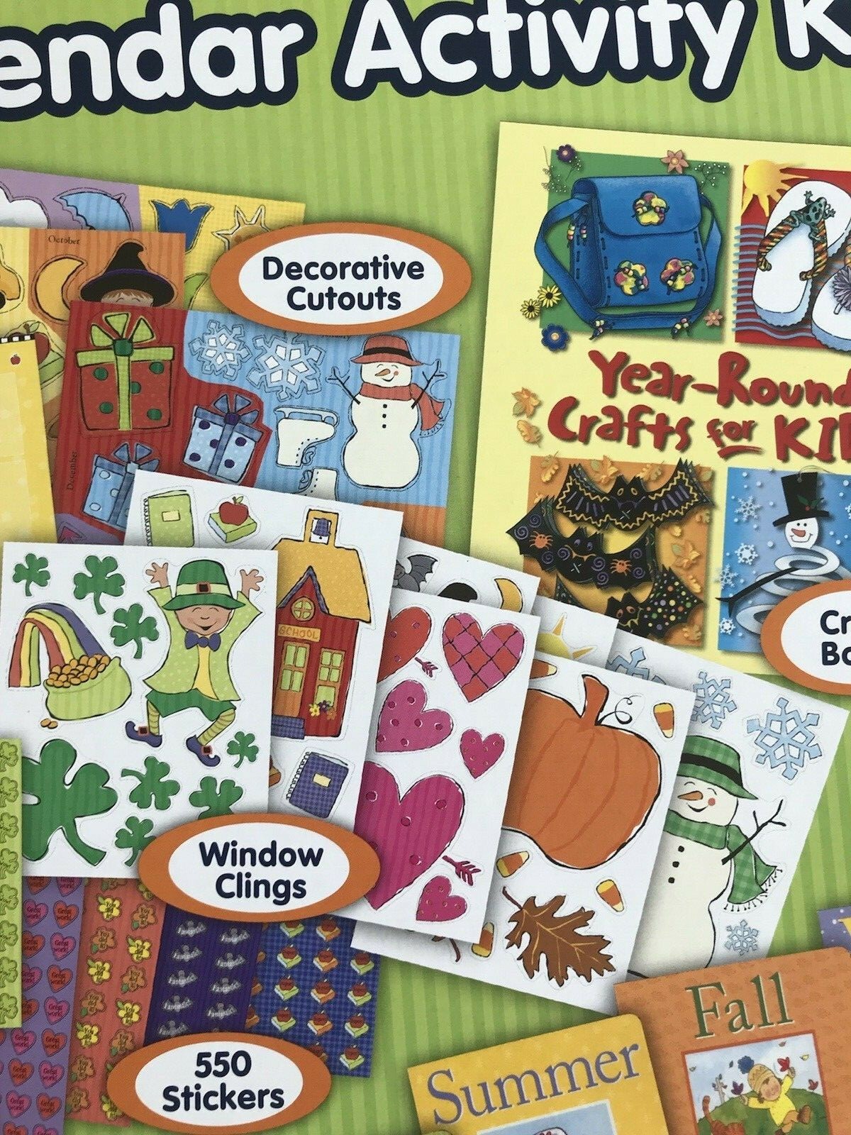 Seasonal Calendar Activity Kit Homeschool Preschool Educational New Active Minds