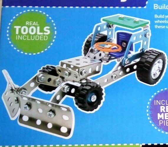 Discovery Kids BUILD YOUR OWN BULLDOZER Mini Construction set DAMAGED BOX