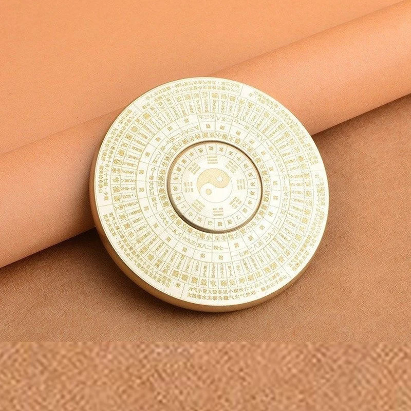 Chinese Tai Chi Hand Spinner Fidget Metal Brass Fingertip Gyro EDC Gadgets