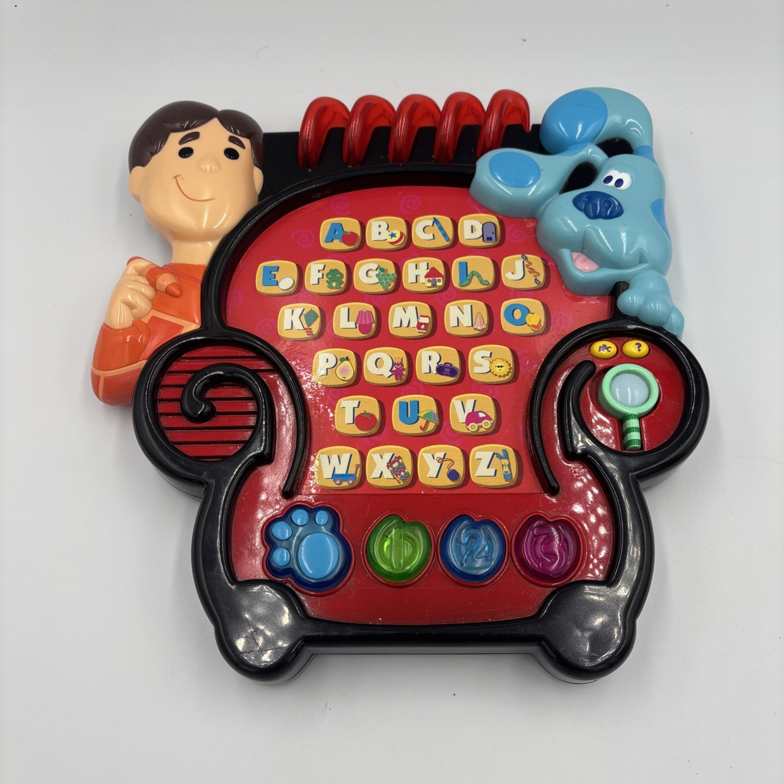 2001 Blue’s Clues Electronic Alphabet Joe Learning Letters Notebook Game