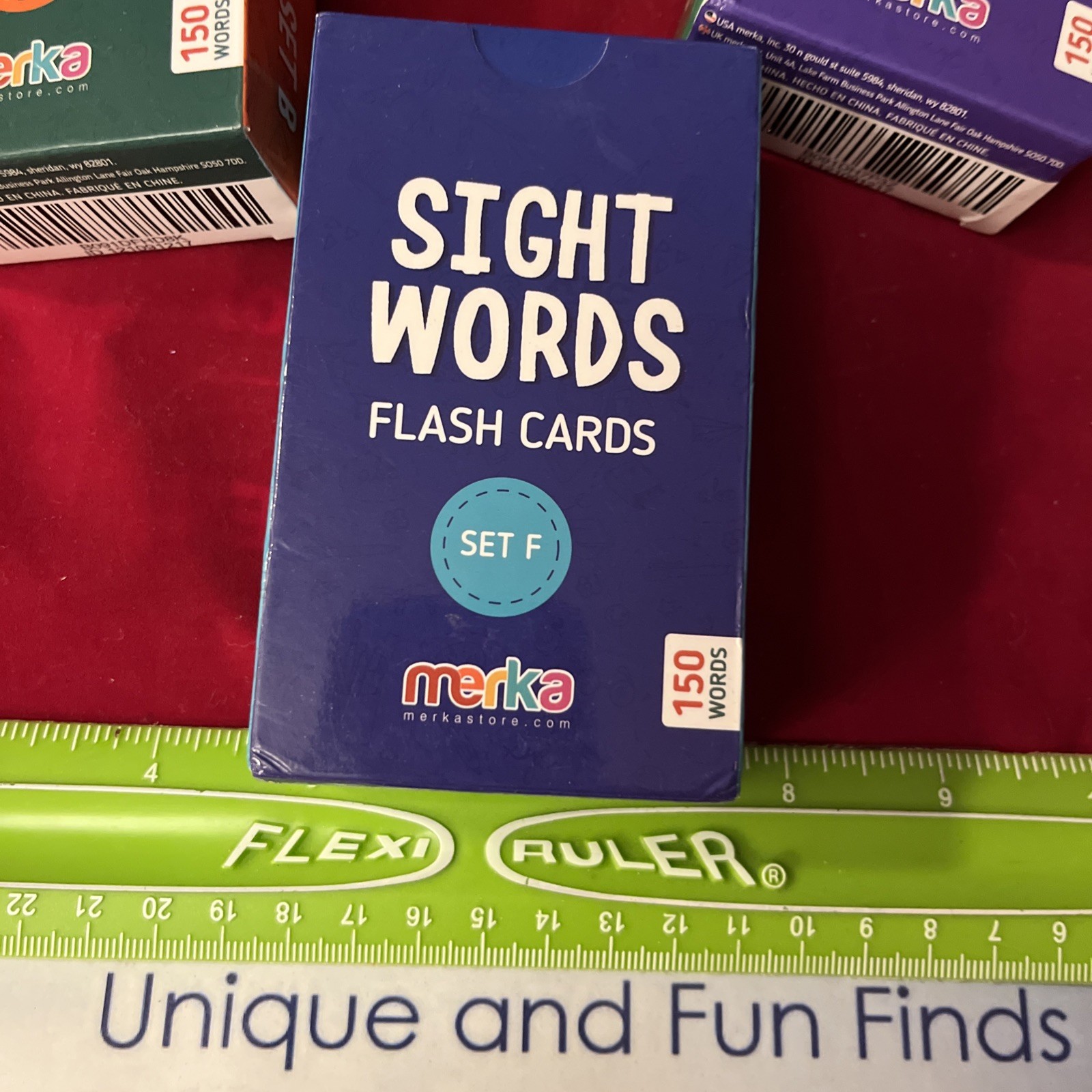 Set Of 3 Sight Word Flashcards – Sets B,F &D EUC