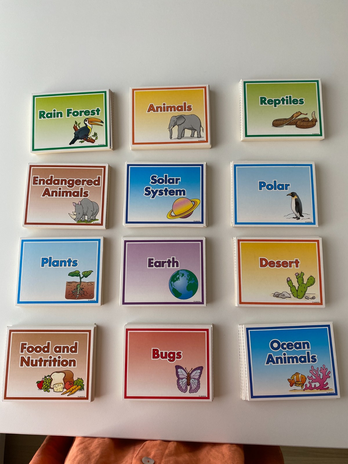 LAKESHORE FLASH CARDS LOT 249~Reptiles~DESERT~Endangered~EARTH~Solar Sys~POLAR~