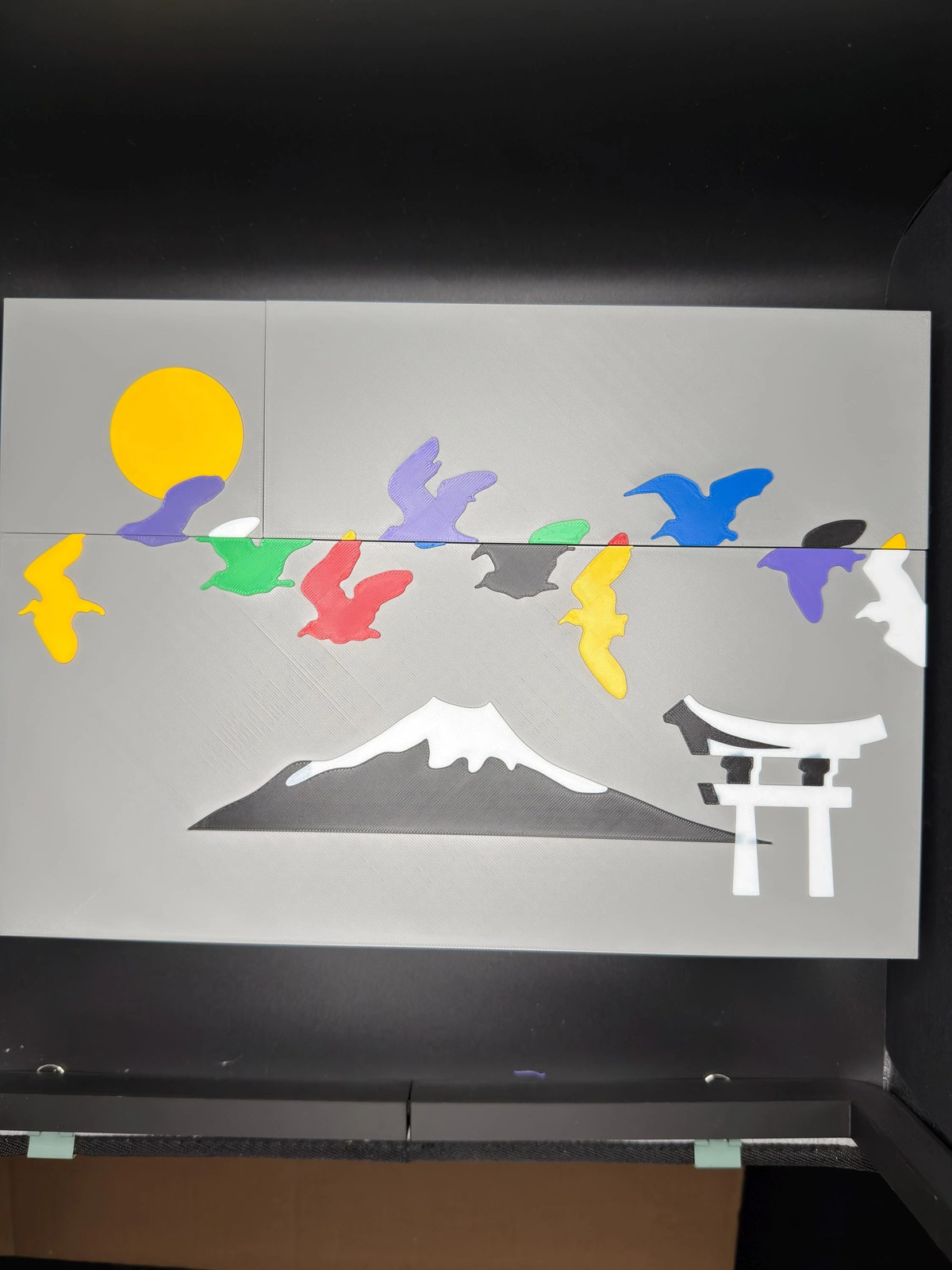 Vanishing Japanese Birds Puzzle | Optical Illusion Dissection Puzzle | 3D