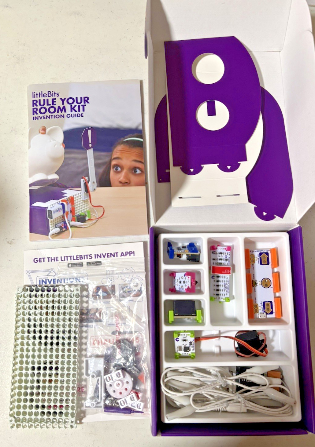 LittleBits RULE YOUR ROOM KIT Educational Learning Electro Build Block Untested
