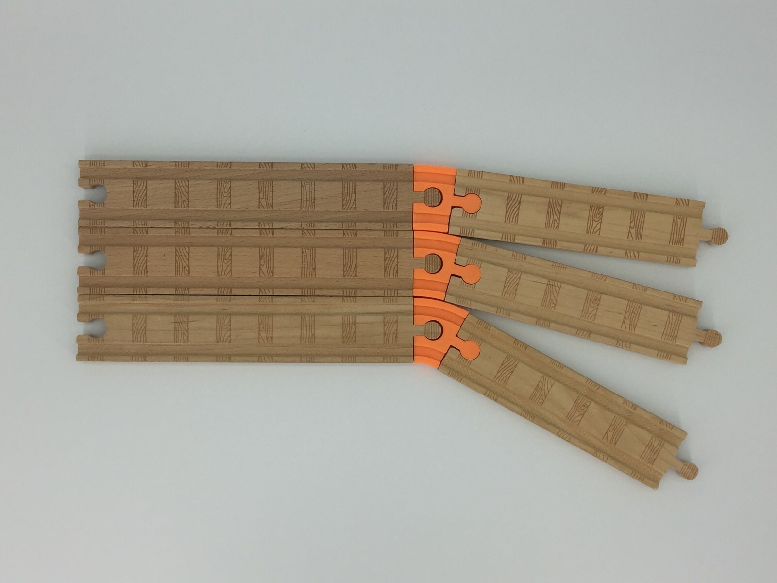 PROBLEM SOLVED! (3) Wooden Train Curve Tracks STRESS RELIEF Thomas Brio IKEA USA