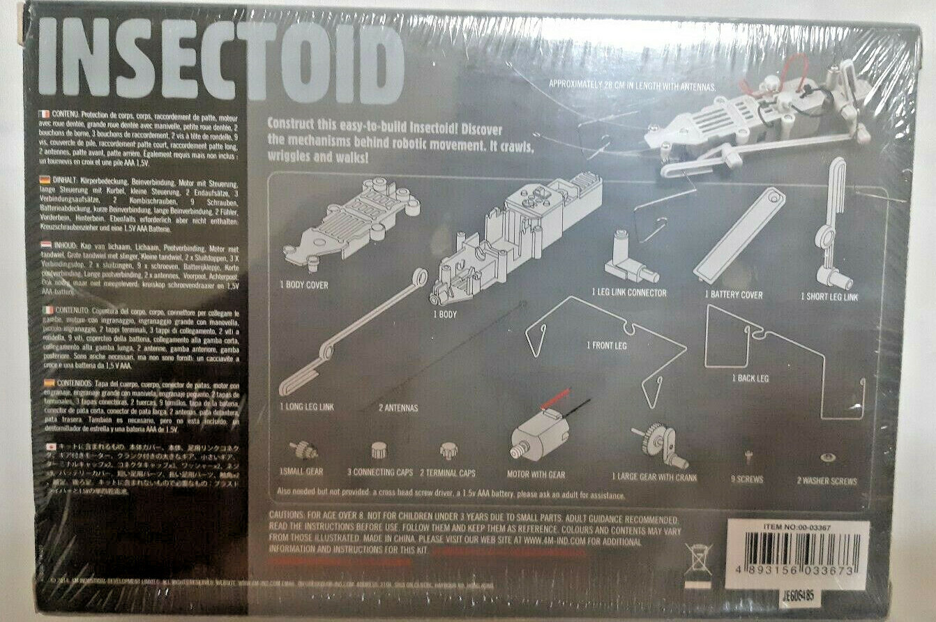Insectoid Fun Mechanics Kit 4M/ Educational construction toy New Factory Sealed
