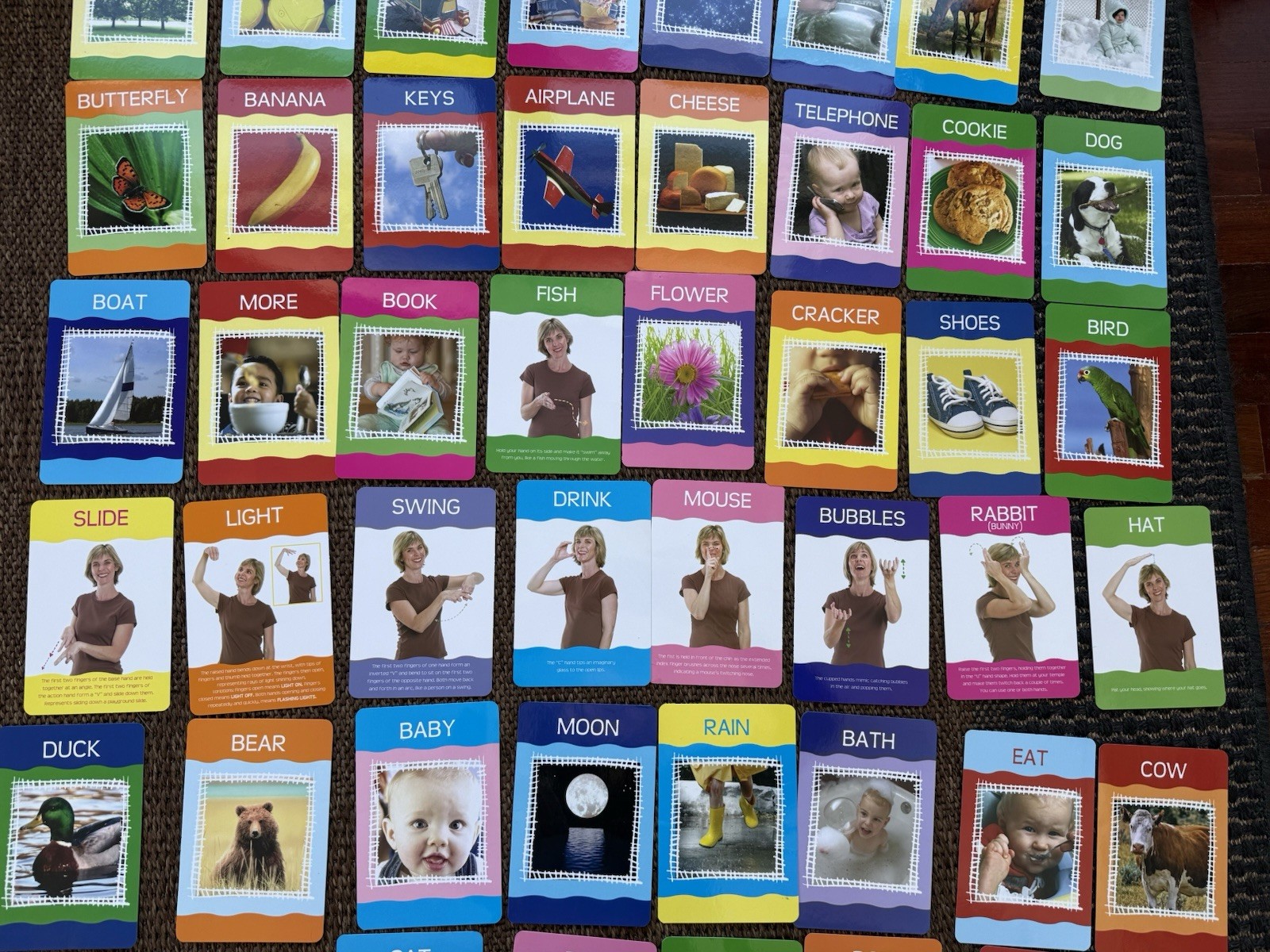 Baby Sign Language Flash Cards: A 50-Card Deck: 8601400167618: Briant, Monta Z.: