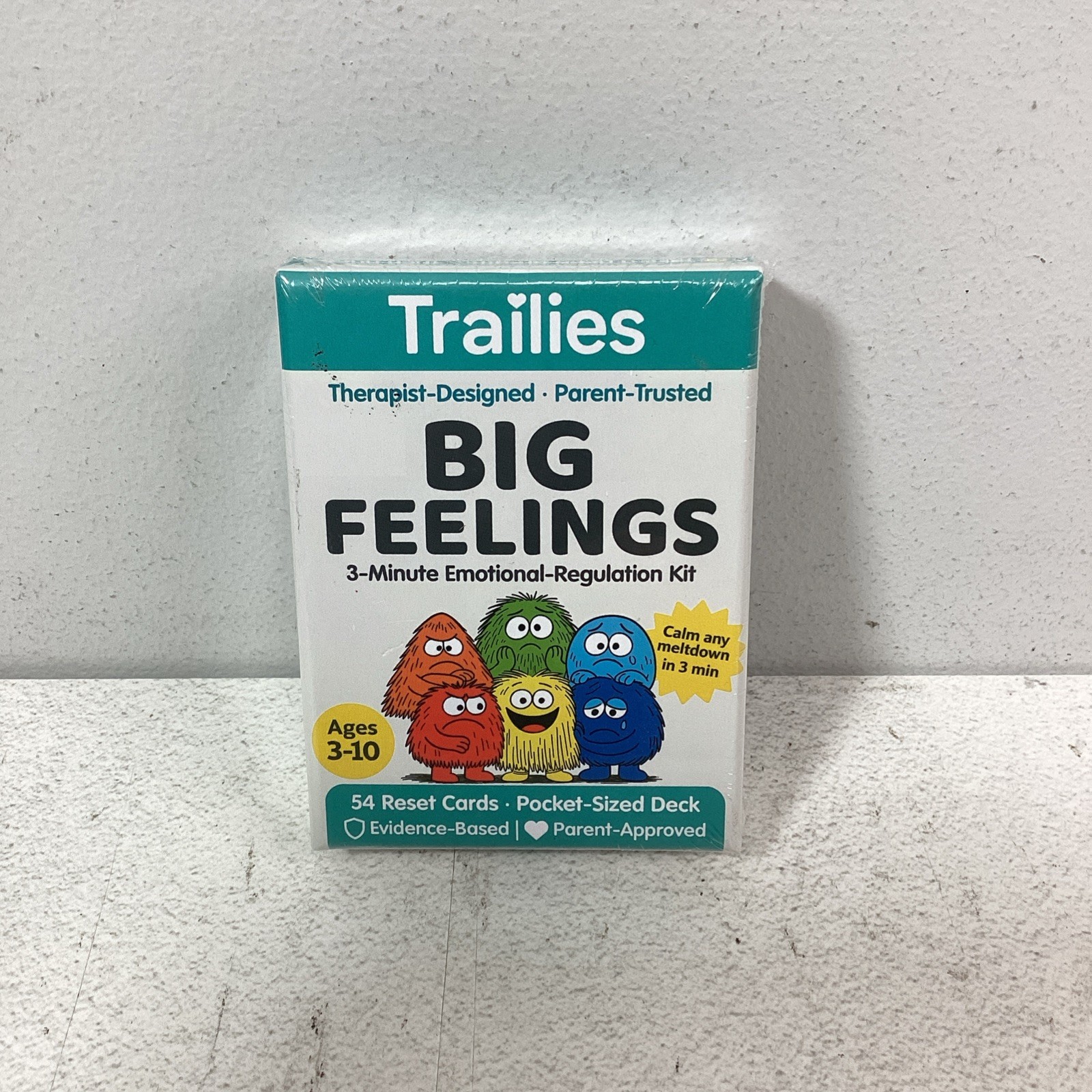 Trailies Big Feelings Designed by Therapist 54 Emotional Re-Set Cards