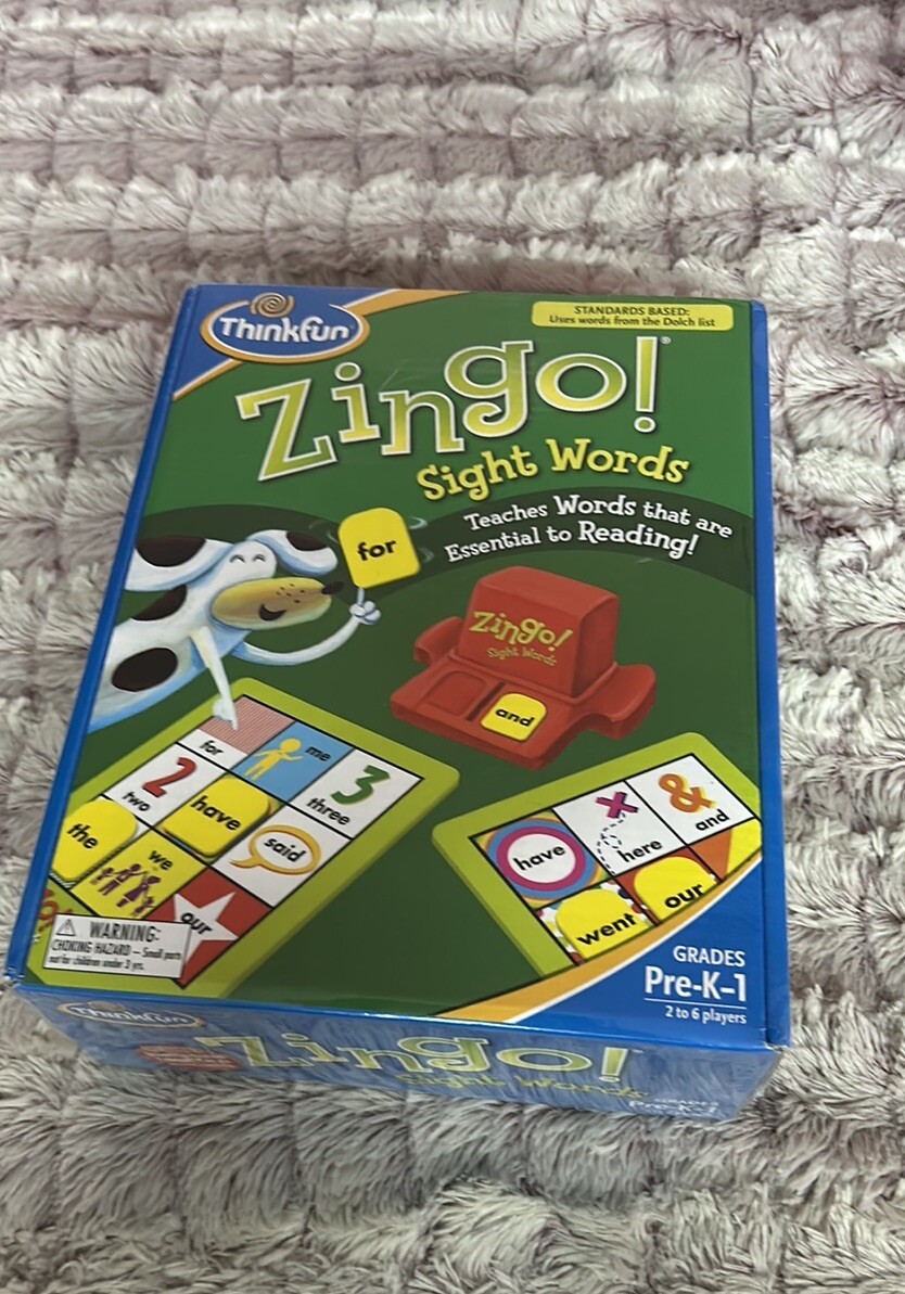 ThinkFun Zingo Sight Words Game – Award-Winning Educational Toy |