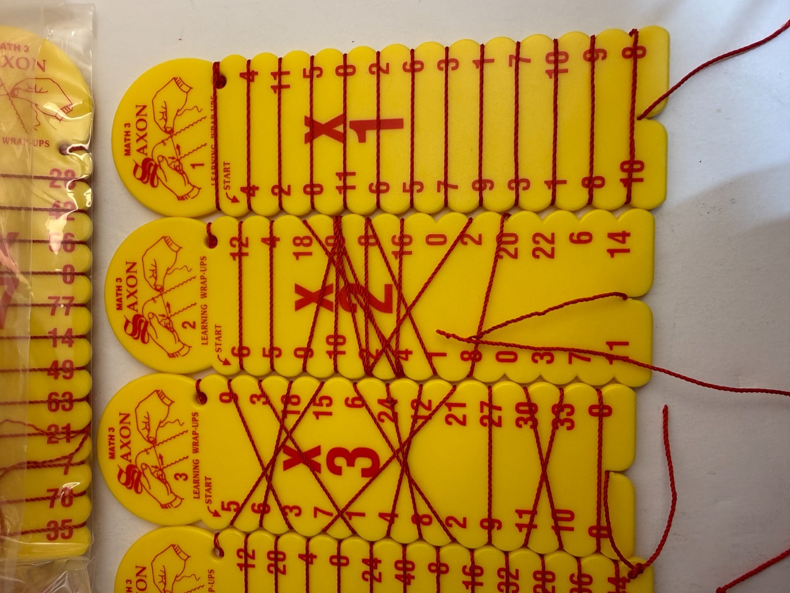 Saxon Math 3 Multiplication Learning Wrap-Ups Keys Sets School Home Lot 13 Sets+