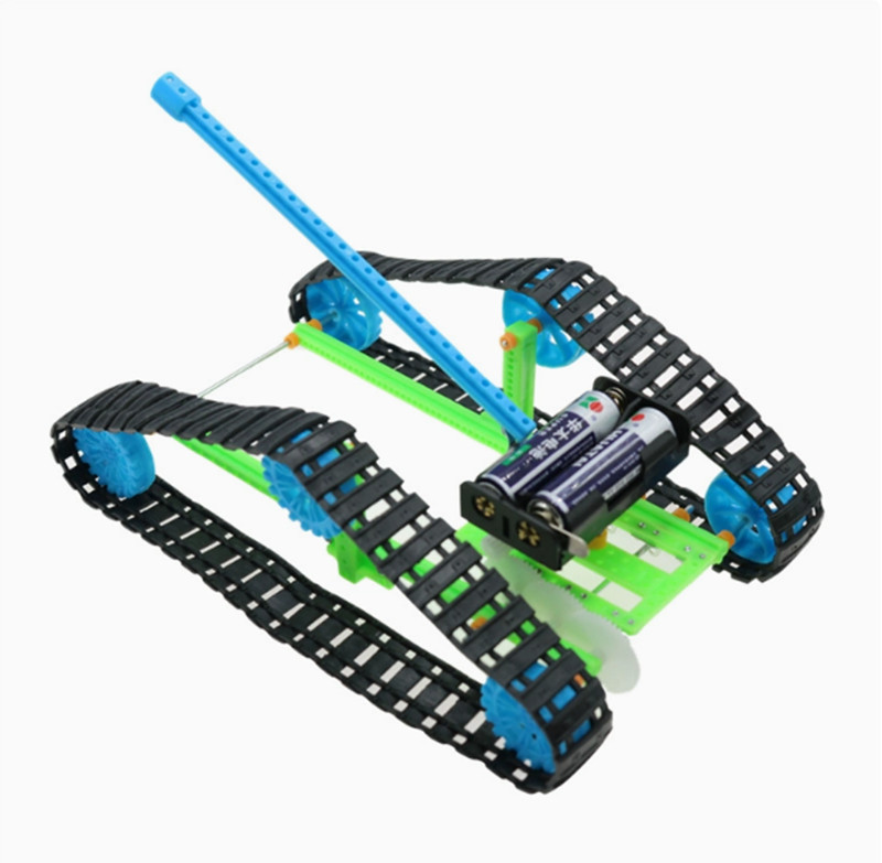 All-terrain Tracked Tank Toy DIY Kit Children Educational Self Assembly Project