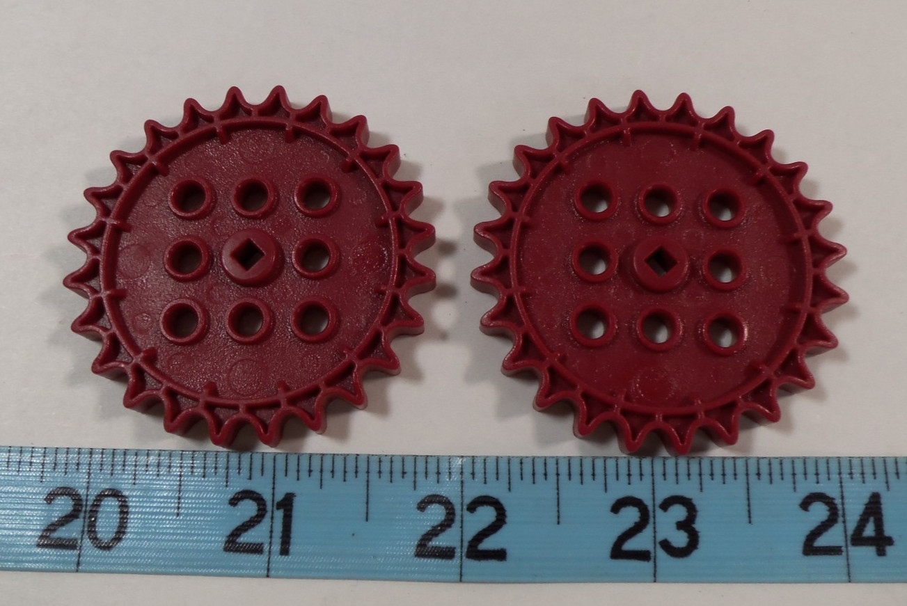 Lot of 10 Vex IQ 24-Tooth Sprockets Add-On Pieces Extras Robotics Educational