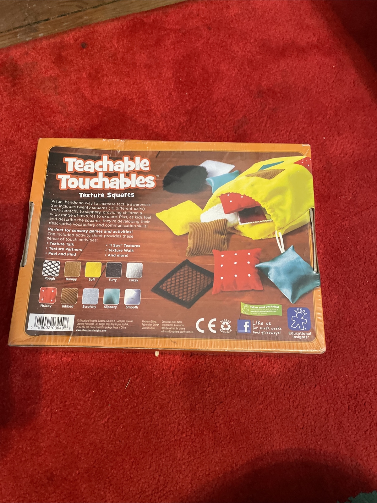 Educational Insights Teachable Touchables Texture Squares
