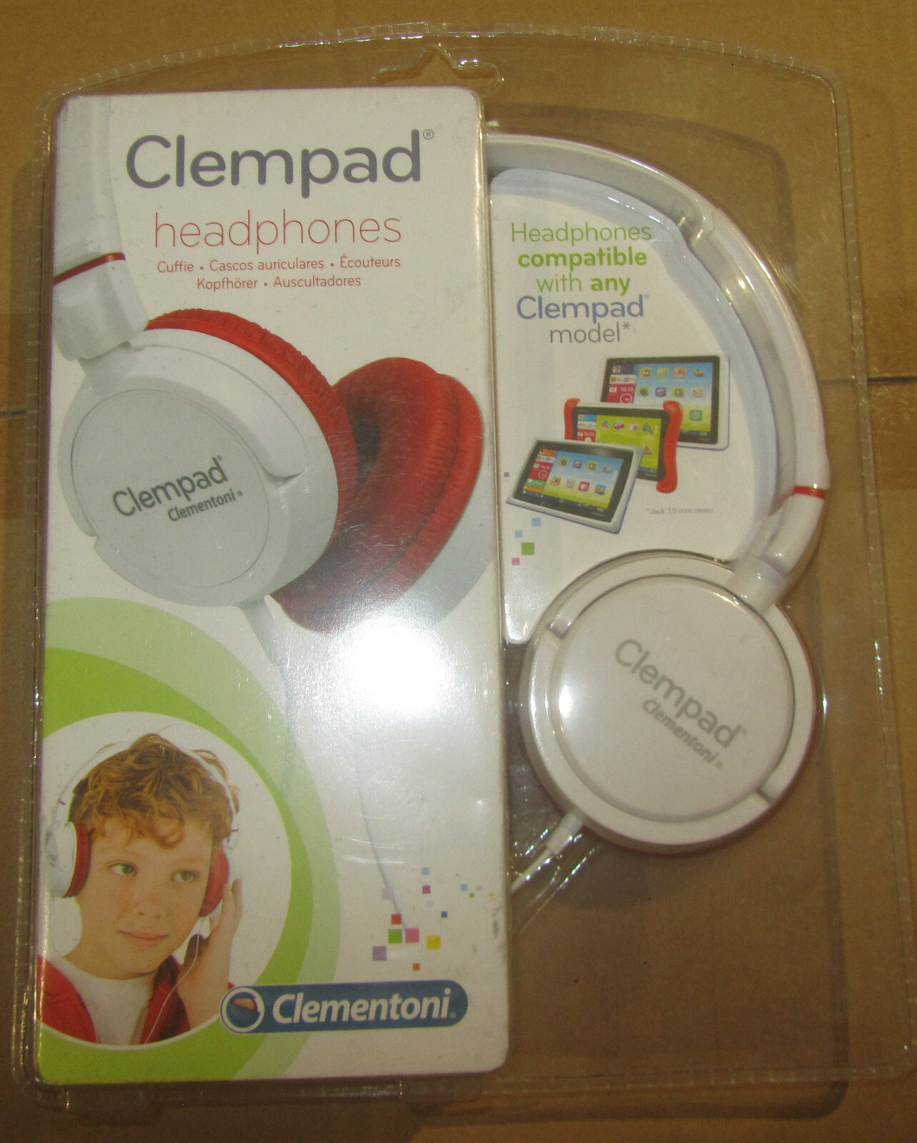 Clempad Headphones Headphones INTERACTIVE BOOK Educational Game Clementoni Clem Toys