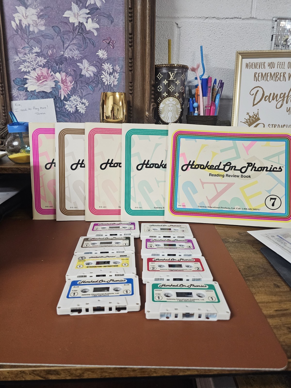 Hooked on Phonics Reading/Phonics Book Set w/ Audiocassettes, Cards & Case