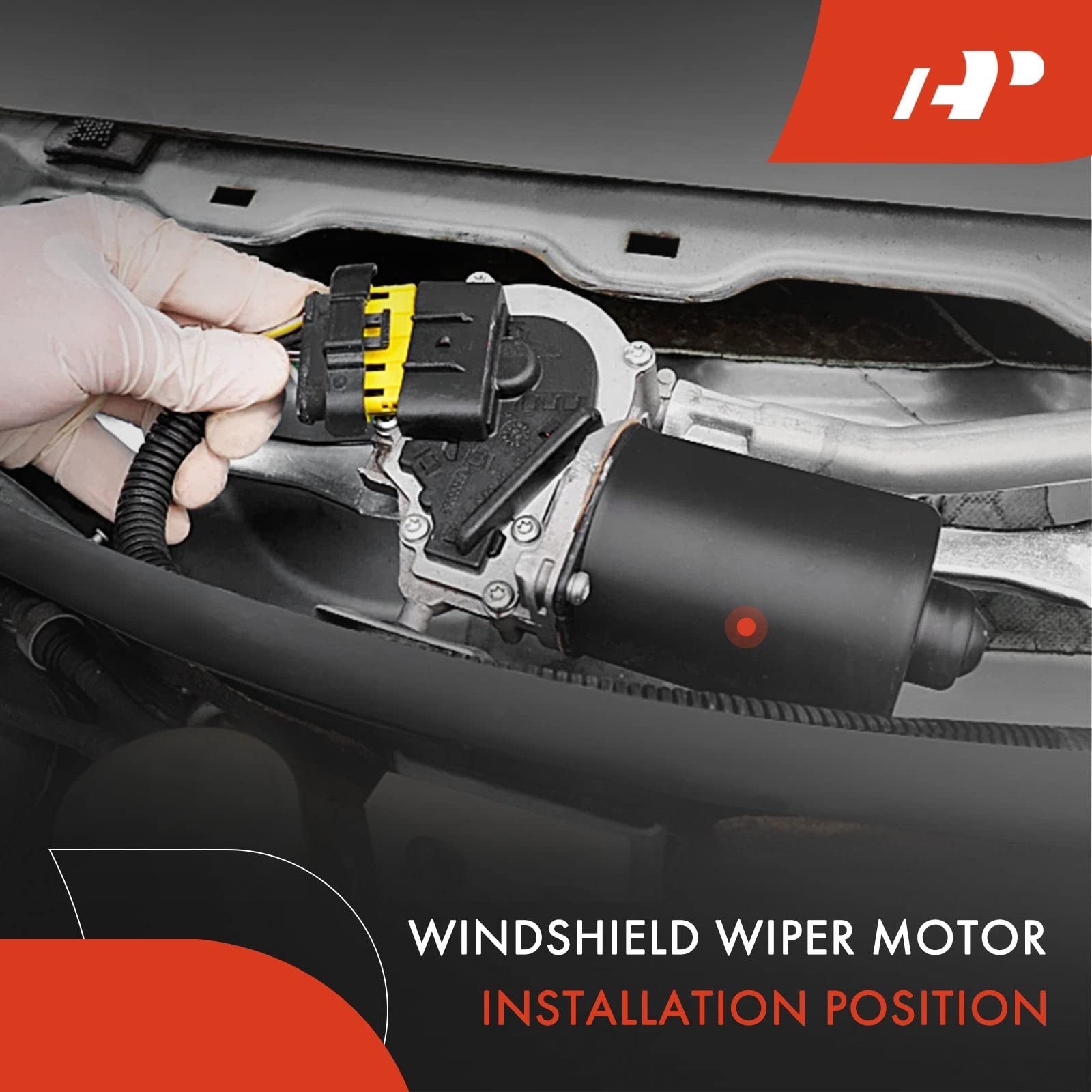 A-Premium Front Windshield Wiper Motor Compatible with BMW 320i, 320i xDrive,…