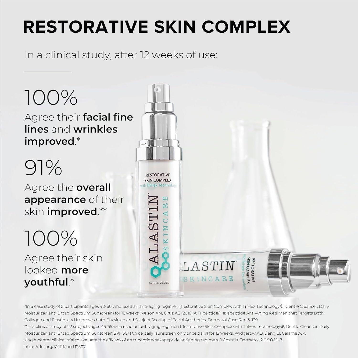 ALASTIN Skincare Restorative Skin Complex Anti-Aging Face Serum (1 oz) | Reduce
