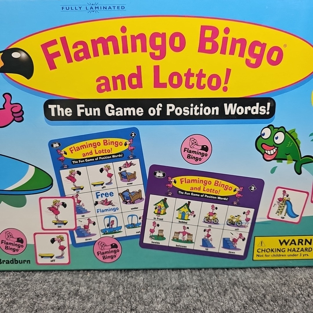 Flamingo Bingo & Lotto Super Duper Publications Home School Learning Game Pre K