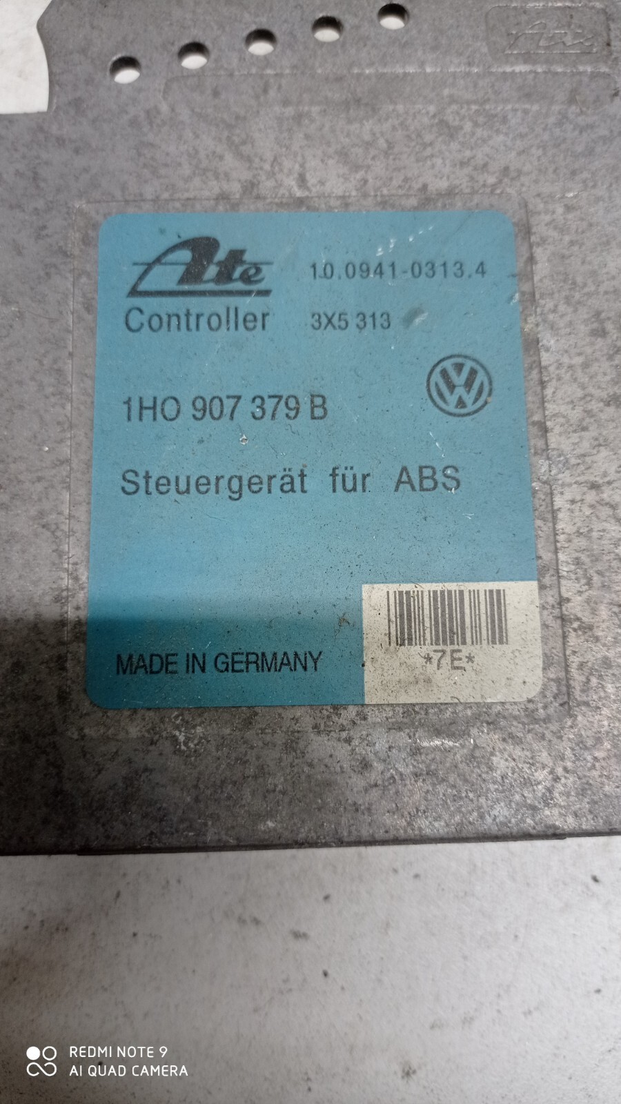 VOLKSWAGEN GOLF 3 1H0907379B ABS ECU CALCULATOR (194ML)