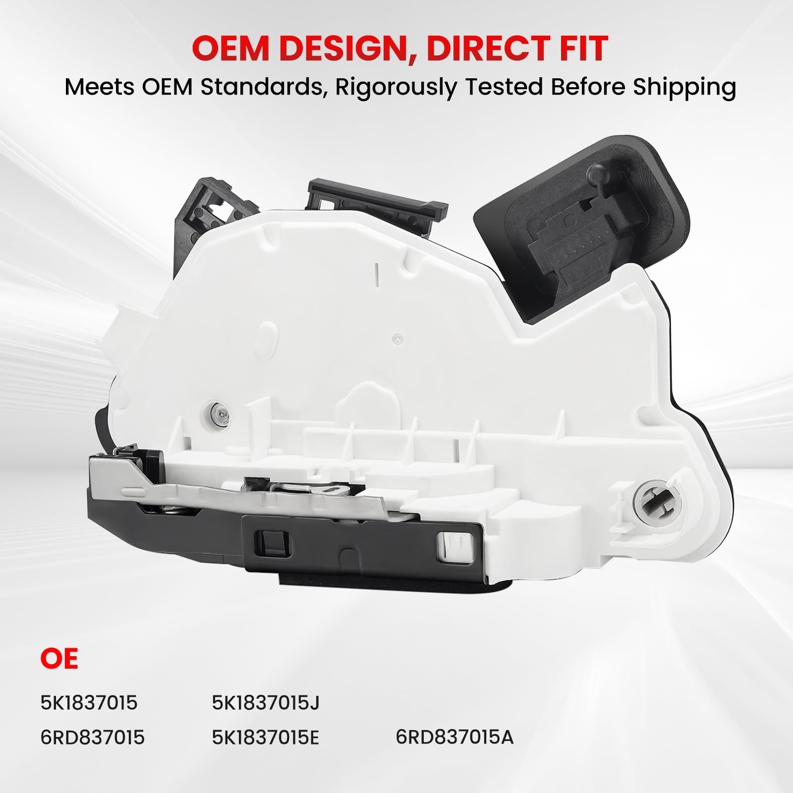 SYERAL Front Left Door Lock Actuator w/Motor 5K1837015E 6RD837015A Power Door…