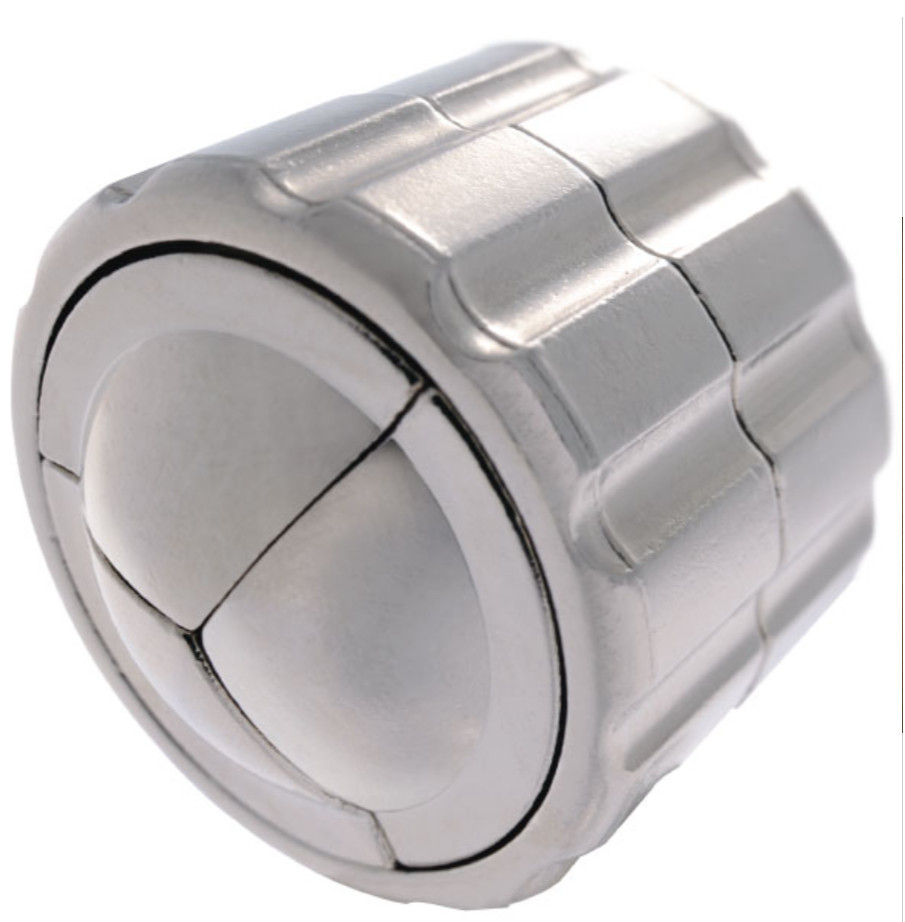 HUZZLE Hanayama Difficulty Level 4 Cast Series Brain Teaser Puzzle ring F/S