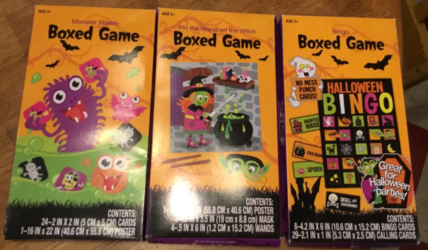 The Clever Factory Set of 3 Halloween Party Games