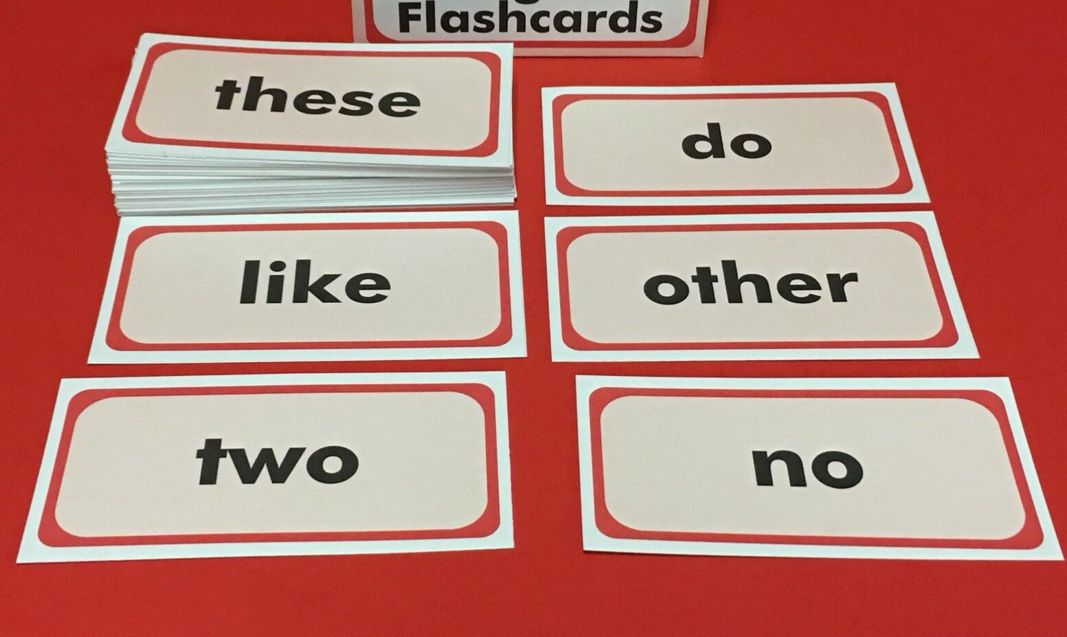 NEW Fry’s First Hundred Words – Reading – Fry Sight Word Flash Cards – 100 cards