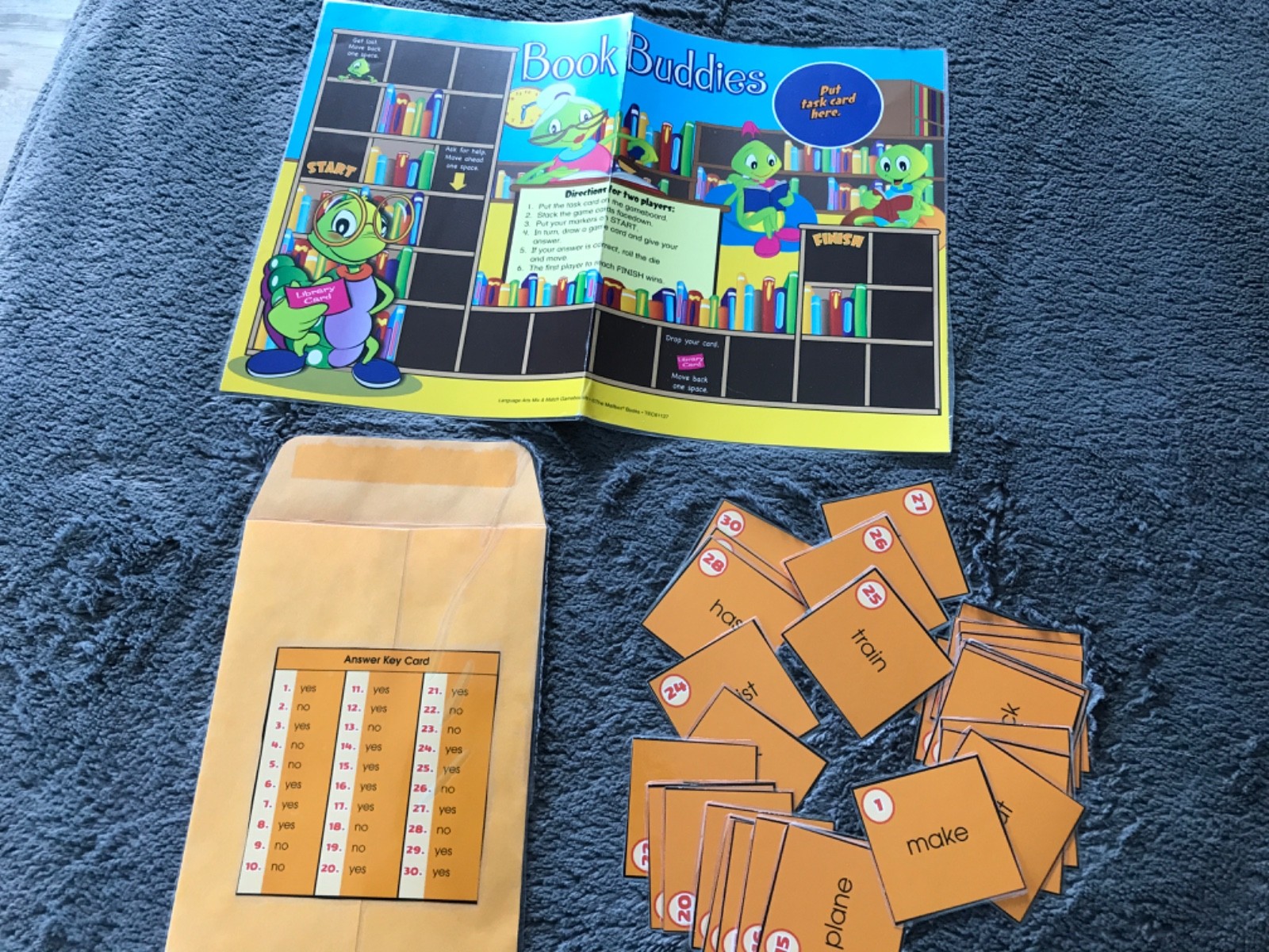 Book Buddies! Long A sounds language arts teacher game resources 1st grade