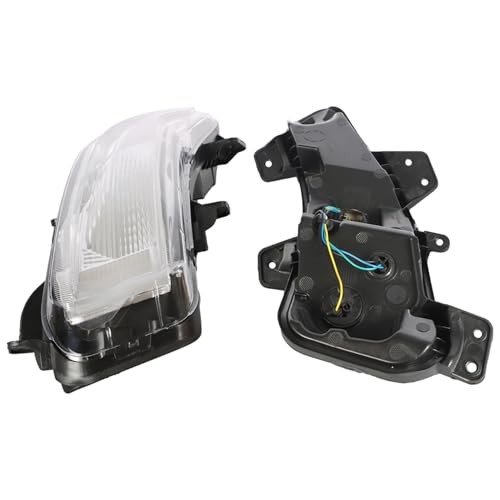 2-Pack Bumper Turn Signal Lights w/DRL Fog Lamps Assembly Left + Right