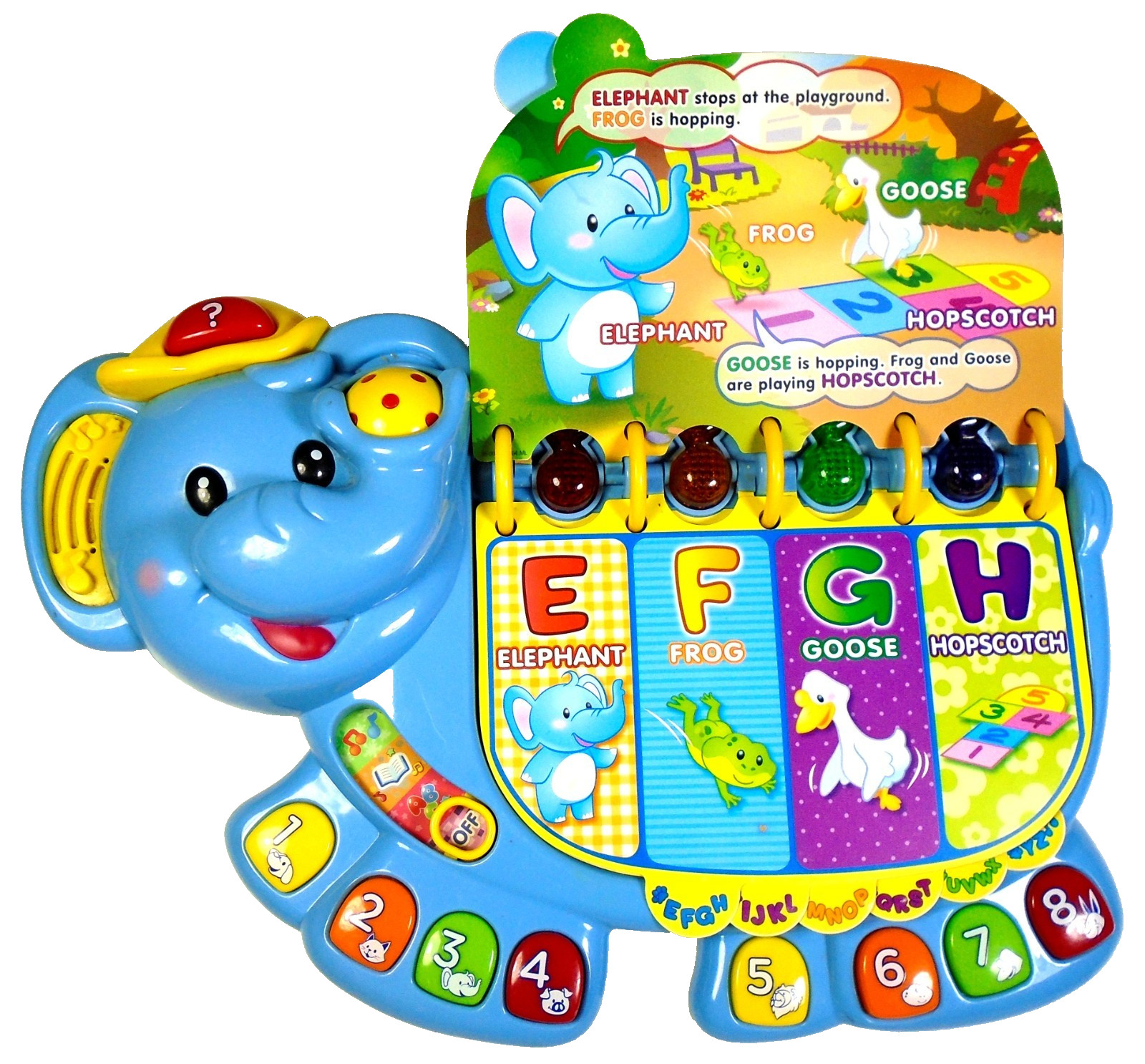 VTech Touch & Teach Elephant Electronic Interactive Educational Learning Toy