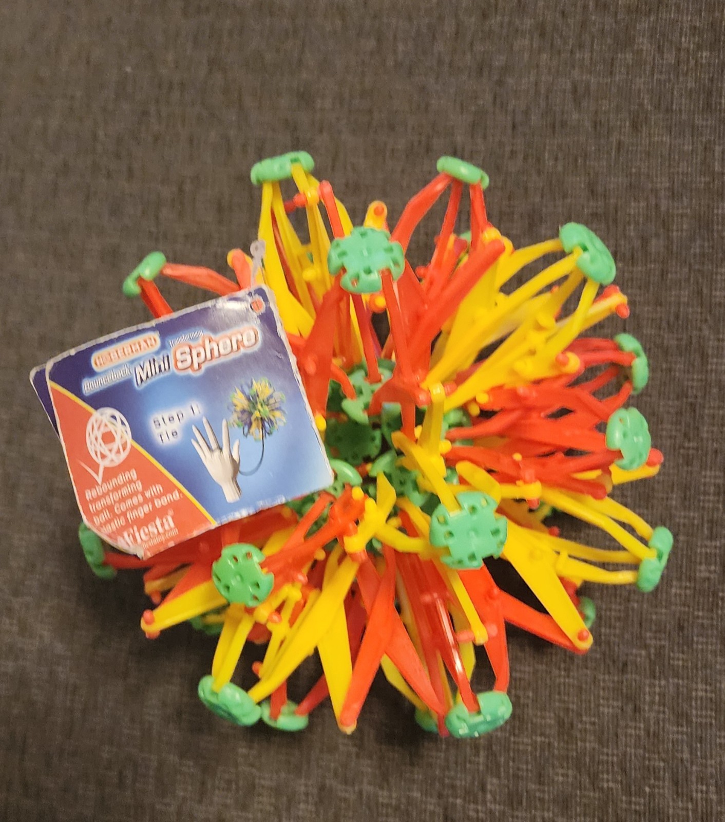 Hoberman Mini Sphere – Multi-Color -Rebounding Transforming Ball