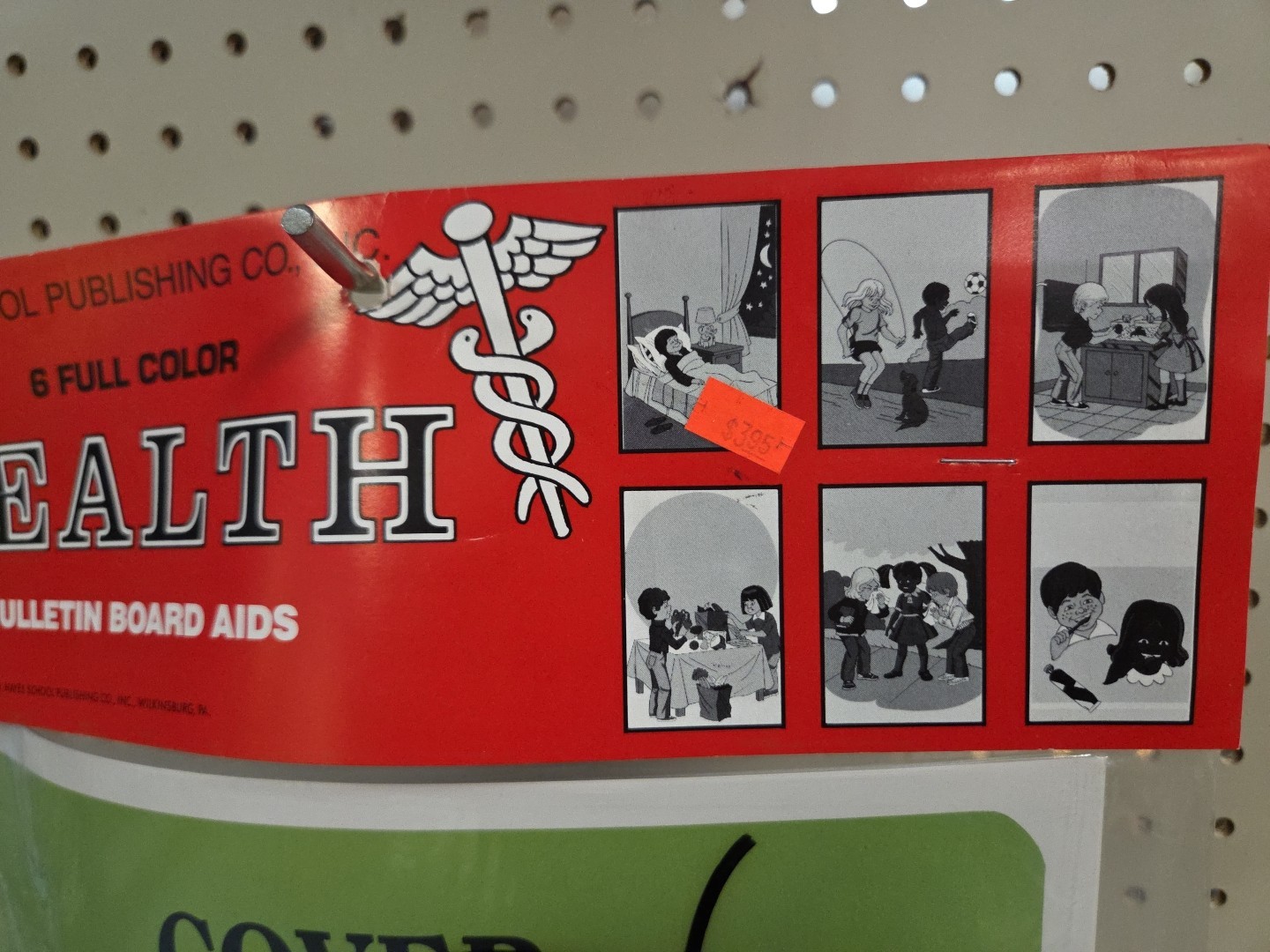 Vintage 1988 Hayes School Publishing, Inc. Health Bulletin Board Aids