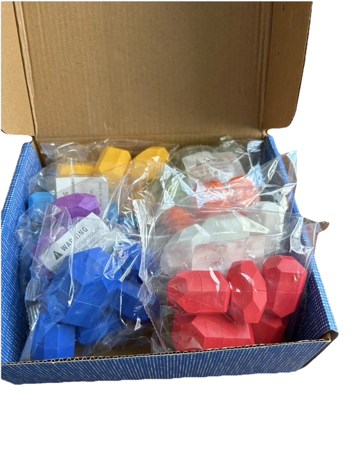 40 Pcs Wooden Stacking Stones Set, Toys for 3+ Year Old , Temi