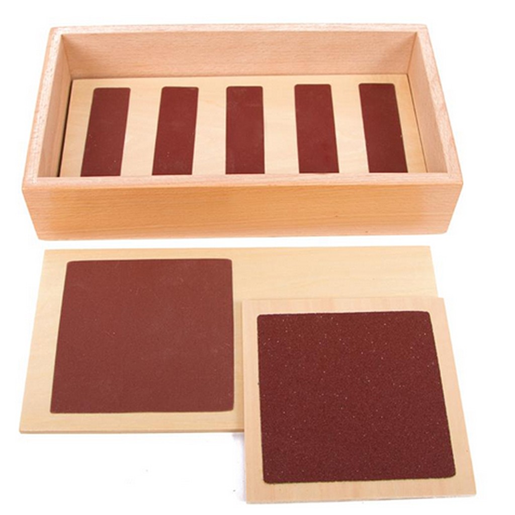 Of 11pcs Montessori Tactile W/ Sandpaper