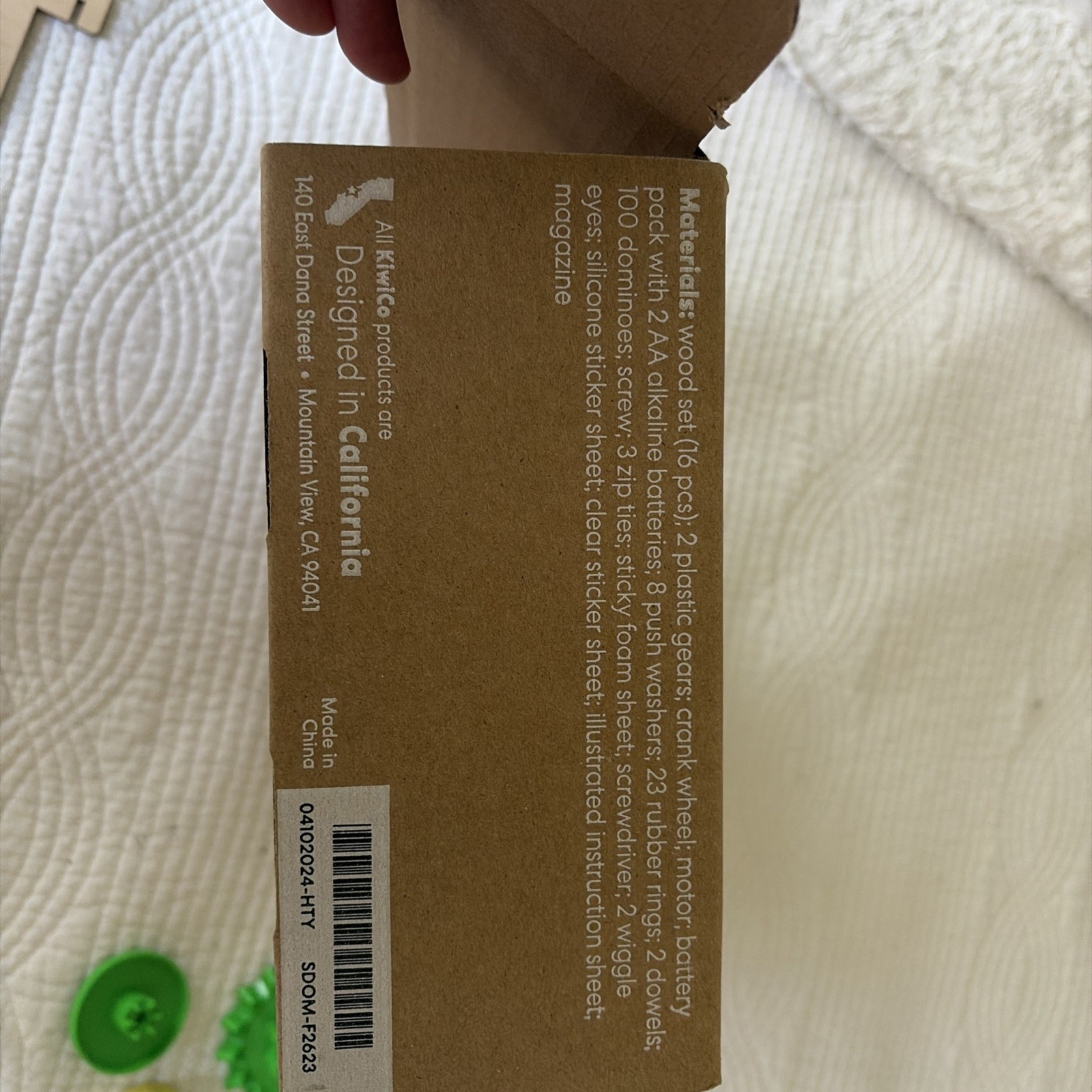 KiwiCo Educational Domino Machine Building Kit ( Open Box) Unmade