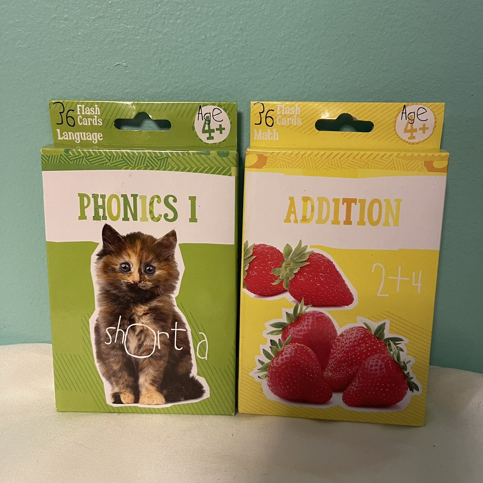 Benton Learning Development Education Flashcards Ages 4+ Phonics And Addition