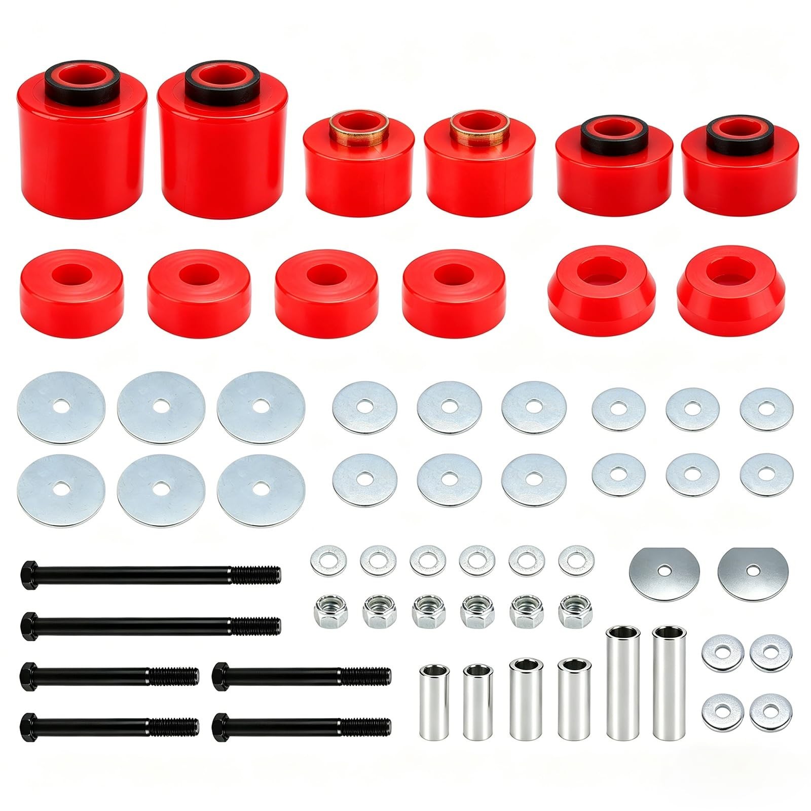 Polyurethane Body Mount Bushing Kit for 1980-1998 F-150/F-250/F-350 (2WD/4WD)…
