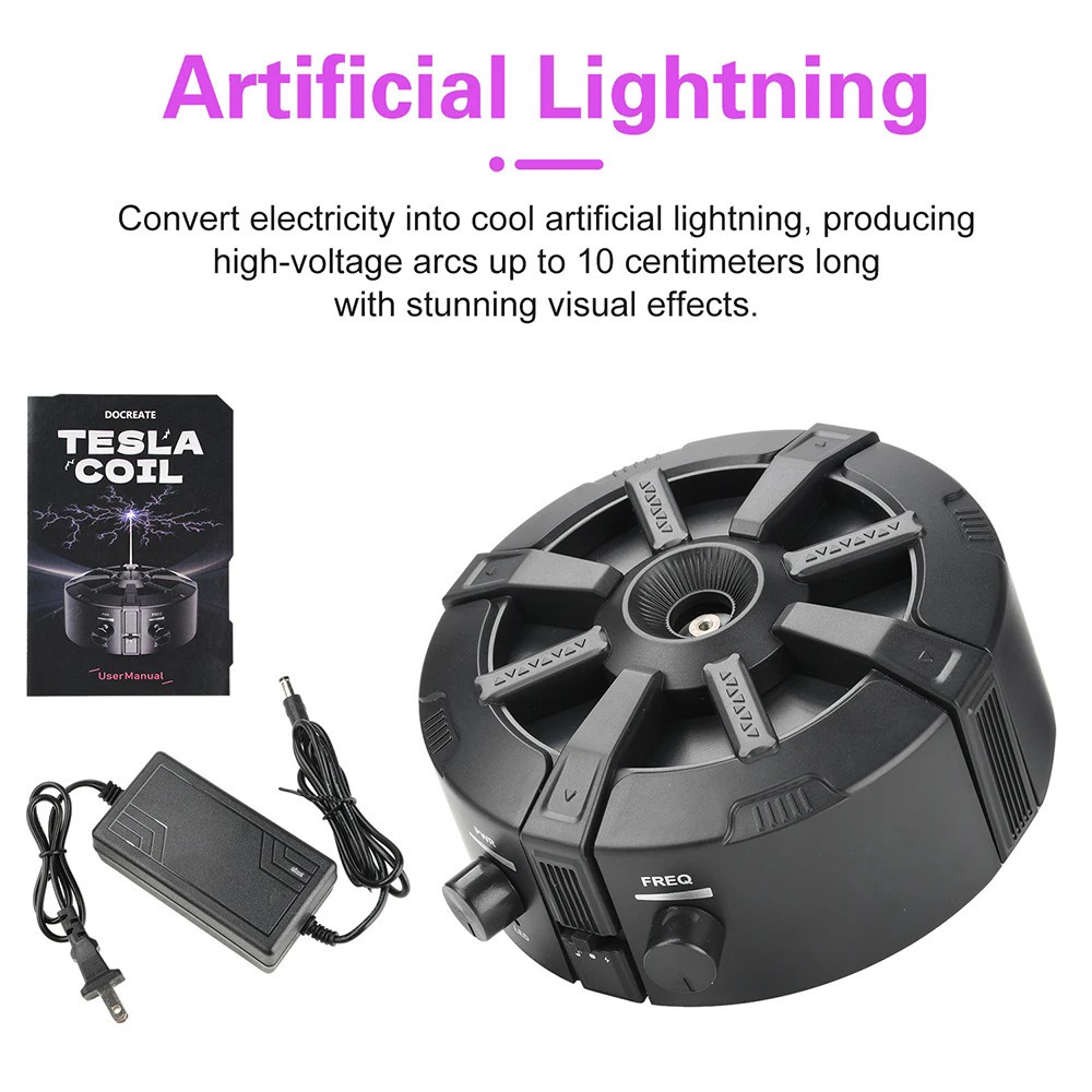 Music Tesla Coil Music Box Artificial Touchable Audio DIY Experiment HAU