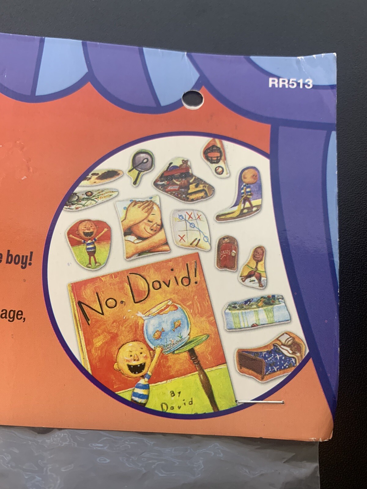 Vintage Lakeshore “No David” Storytelling Embroidered Kit Develop Learning Skill