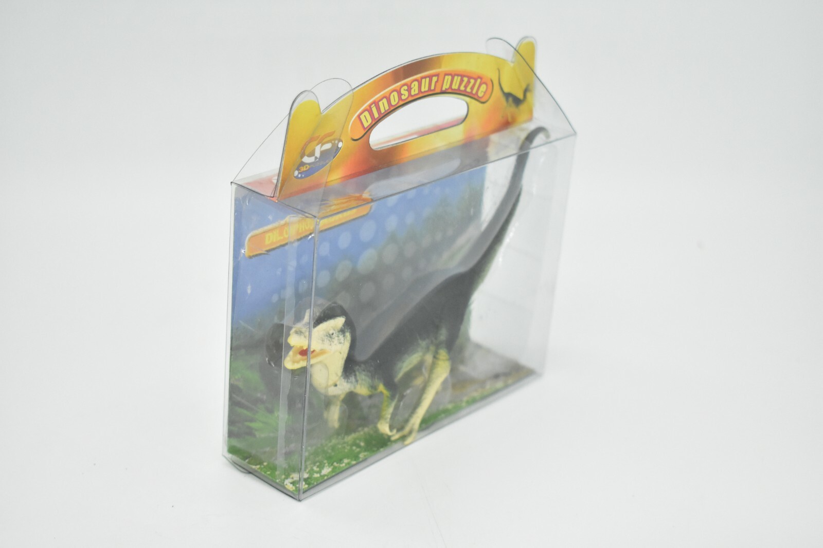 Dilophosaurus Dinosaur, 3D Puzzle Very Nice Plastic Replica 4 1/2″ long – F3036