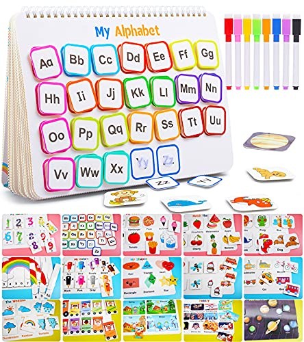 Huijing Montessori Preschool Learning Activities Busy Book – Workbook White