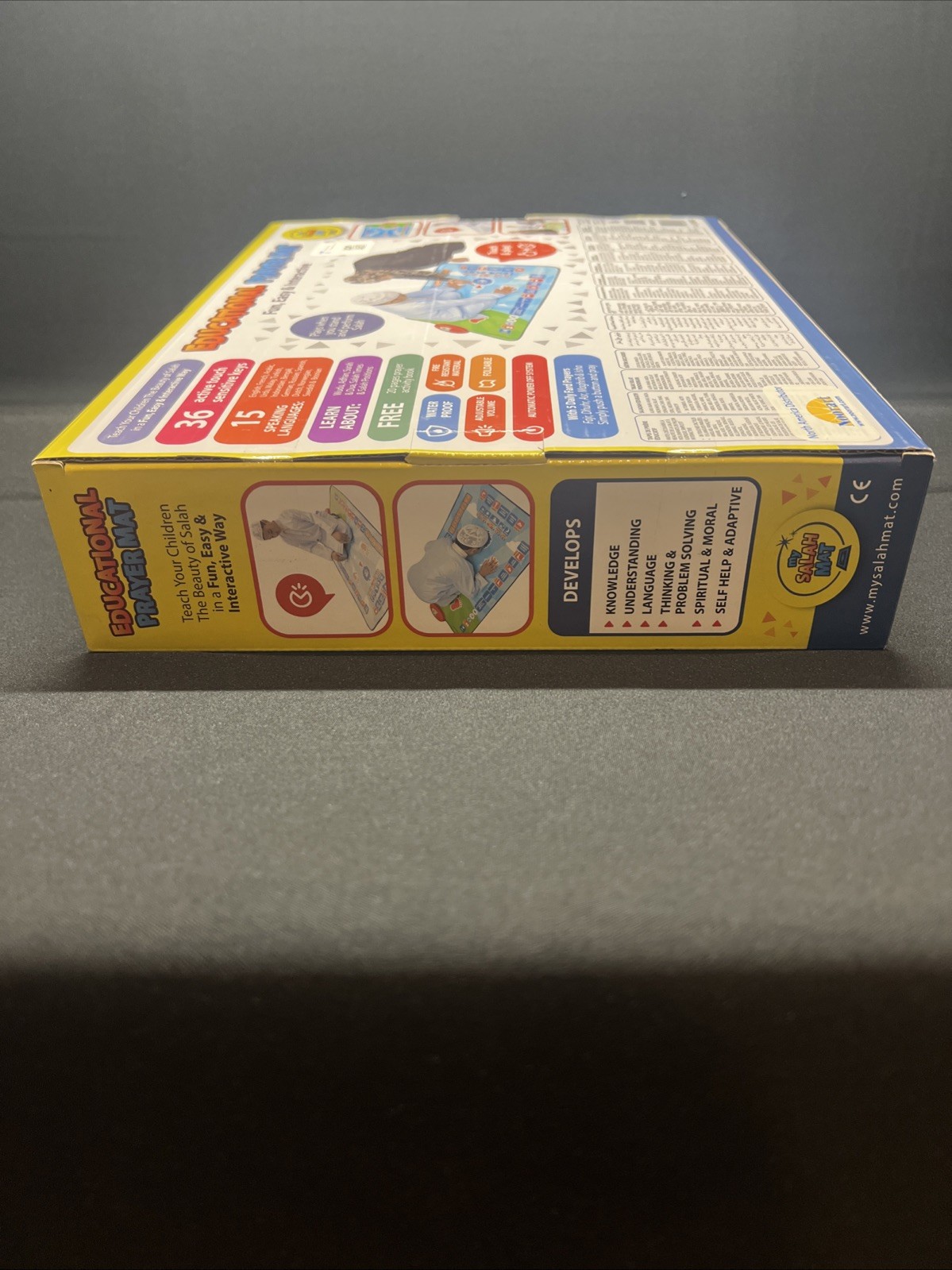 Educational Prayer Mat SALAH 15 different languages 36 Sensitive Keys NEW SEALED