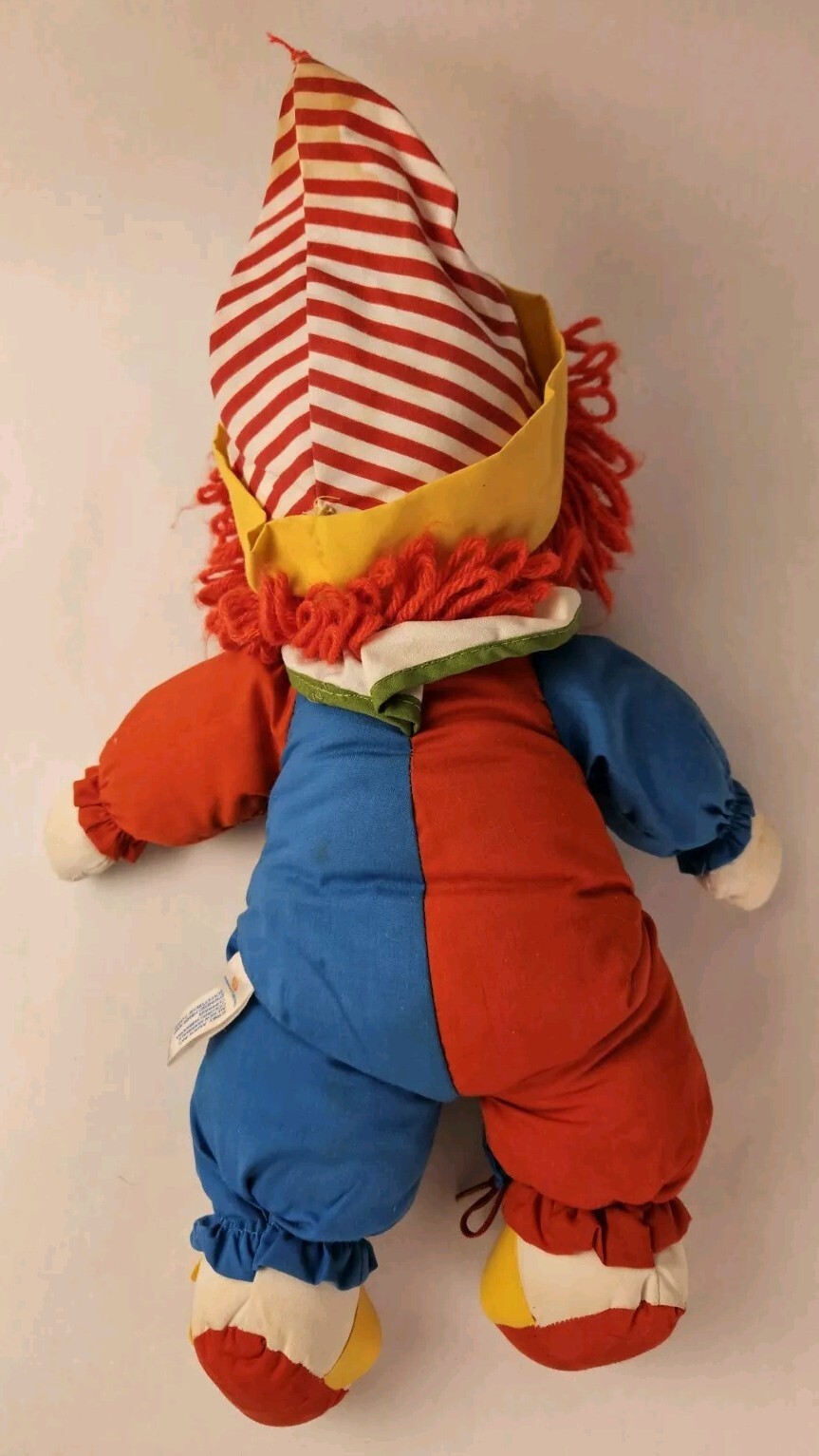 Vintage Doll 1983 American Greetings Amtoy 16” Learn to Dress Clown EUC VTG