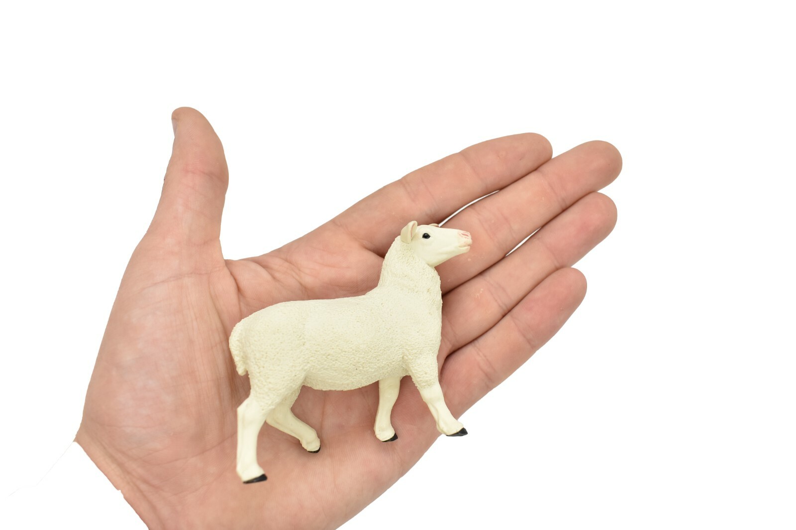 Sheep Ewe Realistic Small Toy Model Plastic Replica Barn Farm Animal 1.75″ F2026