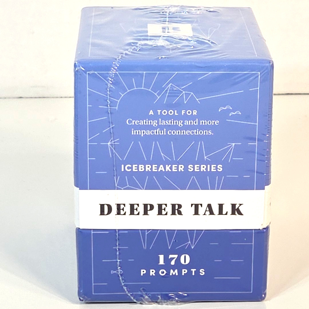 BestSelf Deeper Talk Icebreaker Series Card Game 170 Prompts New Sealed Box Gift